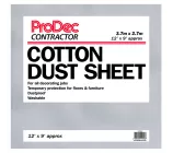 Rodo ProDec 12' x 9' Cotton Twill Dust Sheet