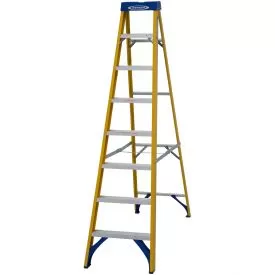 Werner Fibreglass Stepladder 8 Tread 7160818