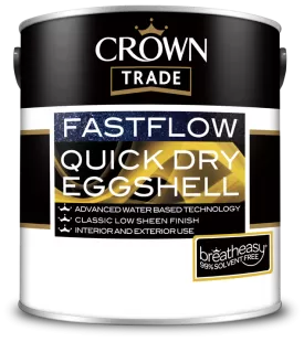 Crown Trade Fast Flow Quick Dry Eggshell