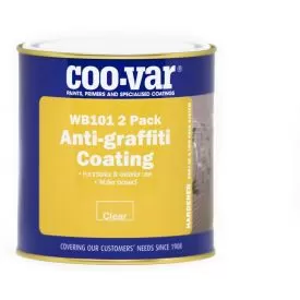 Coo-Var WB101 Anti-Graffiti Paint (2 Pack) Water Based Clear