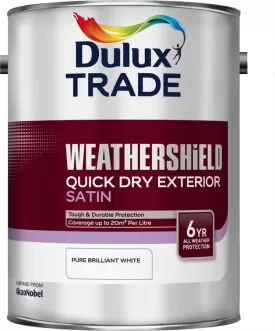 Dulux Trade Weathershield Quick Dry Exterior Satin