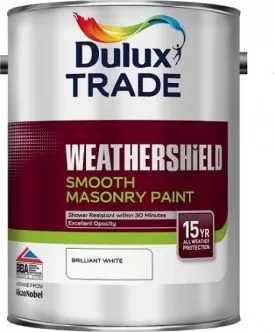 Dulux Trade Weathershield Smooth Masonry Paint