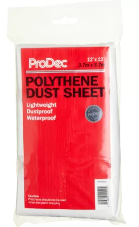 Rodo ProDec 12' x 12' Polythene Dust Sheet