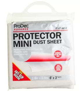 Rodo Prodec Advance 6'x3' Water resistant Protector Cotton Dust Sheet