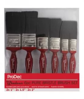 Rodo Windsor 6 Piece Professional Paint Brush Set