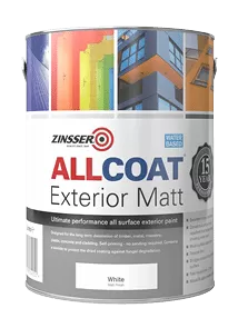 Zinsser Allcoat Exterior WB (Matt Finish)