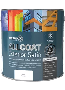 Zinsser Allcoat Exterior (Satin Finish) Solvent Based