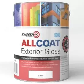 Zinsser Allcoat Exterior WB (Gloss Finish) Ready Mixed Colours