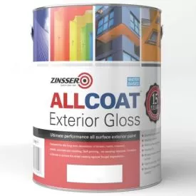 Zinsser Allcoat Exterior WB (Gloss Finish) Tinted Colours