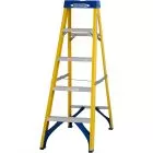 Werner Fibreglass Stepladder 5 Tread 7160518