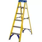 Werner Fibreglass Stepladder 6 Tread 7160618