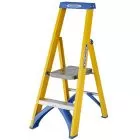 Werner Fibreglass Platform Stepladder 2 Tread 7170218