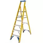Werner Fibreglass Platform Stepladder 6 Tread 7170618