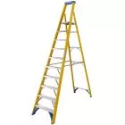 Werner Fibreglass Platform Stepladder 10 Tread 7171018