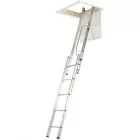 Werner Loft Ladder 2 Section with Handrail 76002