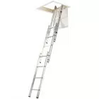 Werner Loft Ladder 3 Section with Handrail 76003