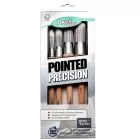 Axus AXUS (4) Piece Pure Synthetic POINTED Sash Brush Set