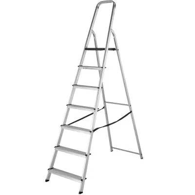 Werner Stepladder 7 Tread High Handrail 7400718L