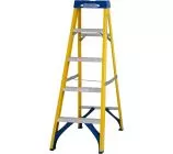 Werner Fibreglass Stepladder 5 Tread 7160518