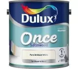 Dulux Retail Once Satinwood Pure Brilliant White